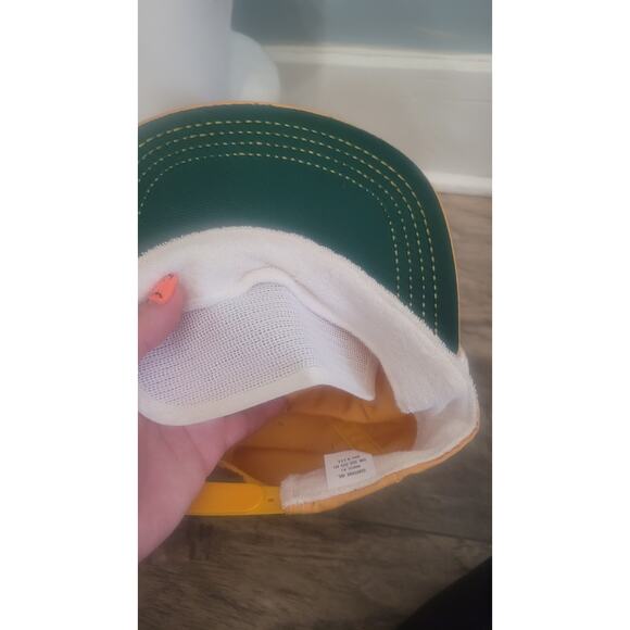 Vintage Chapeaux Inc Yellow Rope Snapback Hat USA Made 80s 90s Style NWT - Picture 6 of 7